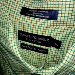Daniel Cremieux Green Casual Button Down Shirt